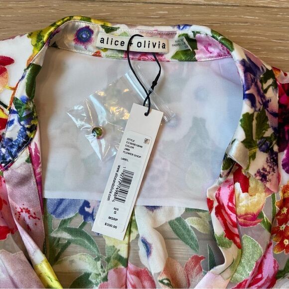 Eloise Floral Print Viscose & Silk Blouse
Alice + Olivia - Picture 9 of 9